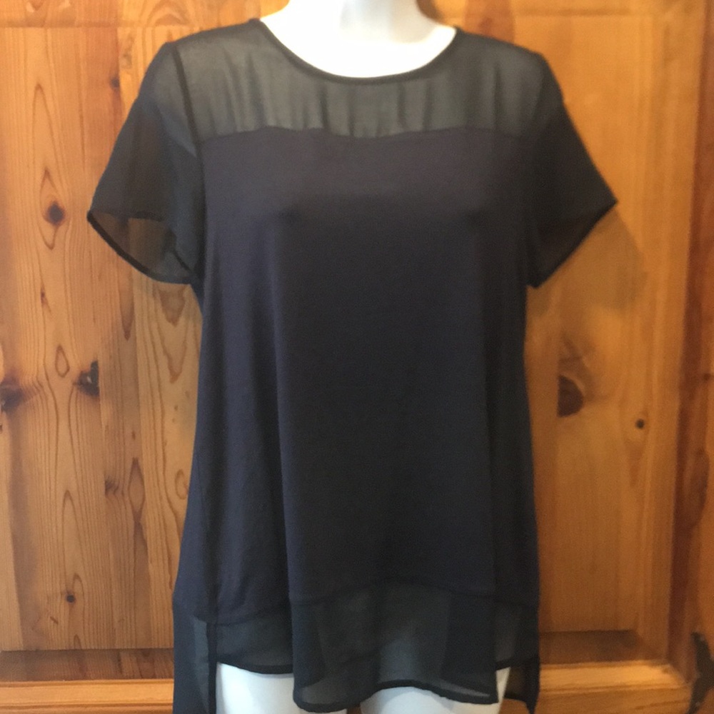 Premise Studio Mixed Media Top,Size Medium